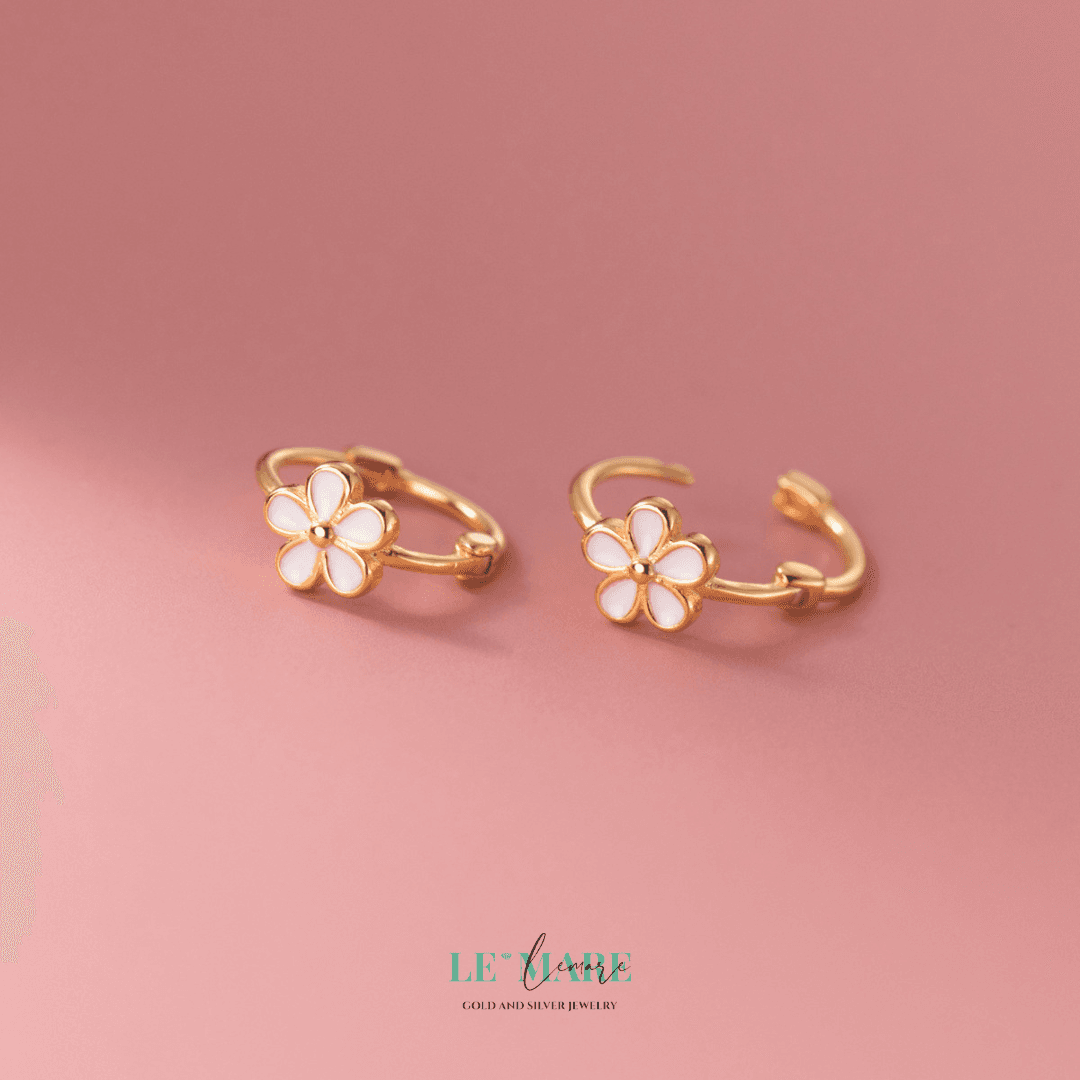 Khuyên tai bạc Le'Mare Jewelry M03547 Le'mare Jewelry LMJ