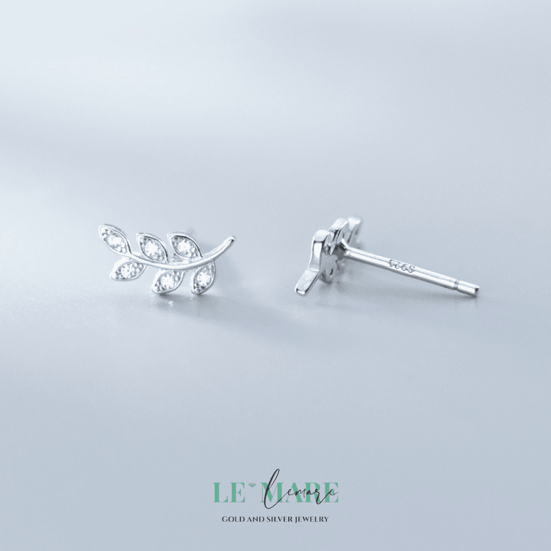 Khuyên tai bạc Le'Mare Jewelry G3433 Le'mare Jewelry LMJ