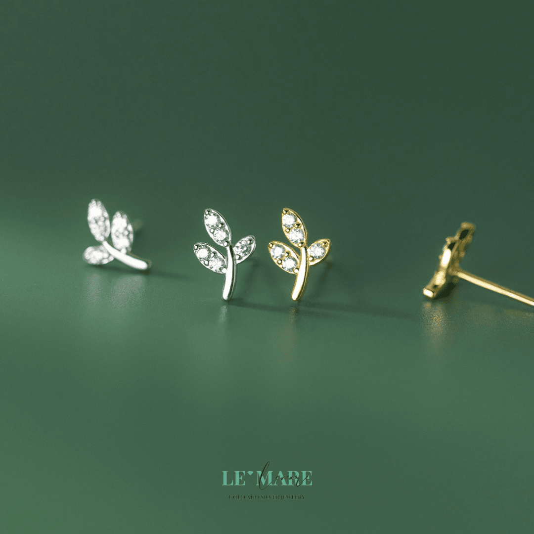 Khuyên tai bạc Le'Mare Jewelry M02329 Le'mare Jewelry LMJ