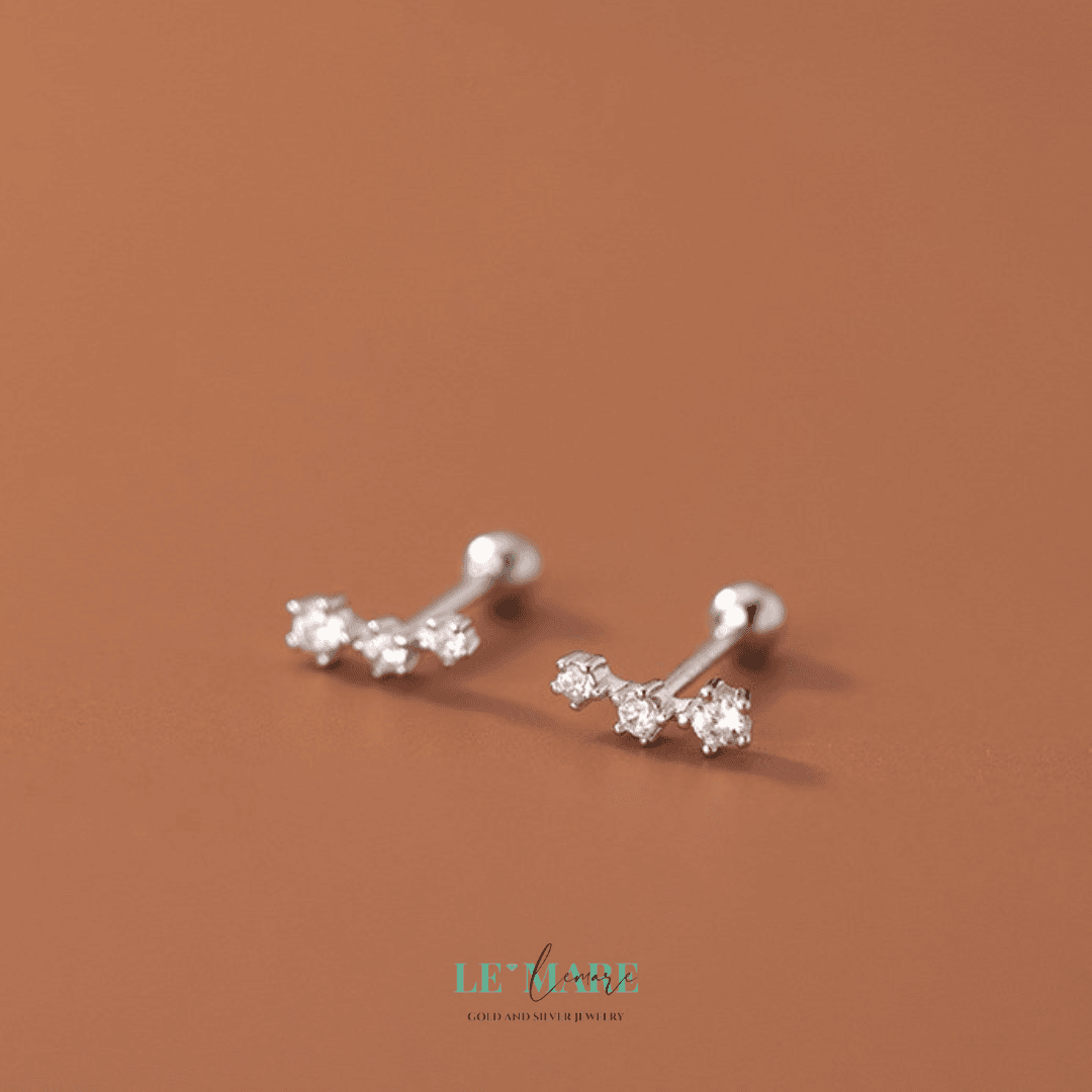 Khuyên tai bạc Le'Mare Jewelry G9405 Le'mare Jewelry LMJ