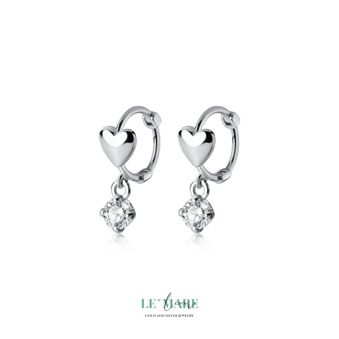 Khuyên tai bạc Le'Mare Jewelry G6654 Le'mare Jewelry LMJ