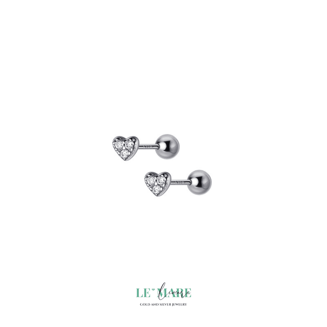 Khuyên tai bạc Le'Mare Jewelry M00081 Le'mare Jewelry LMJ
