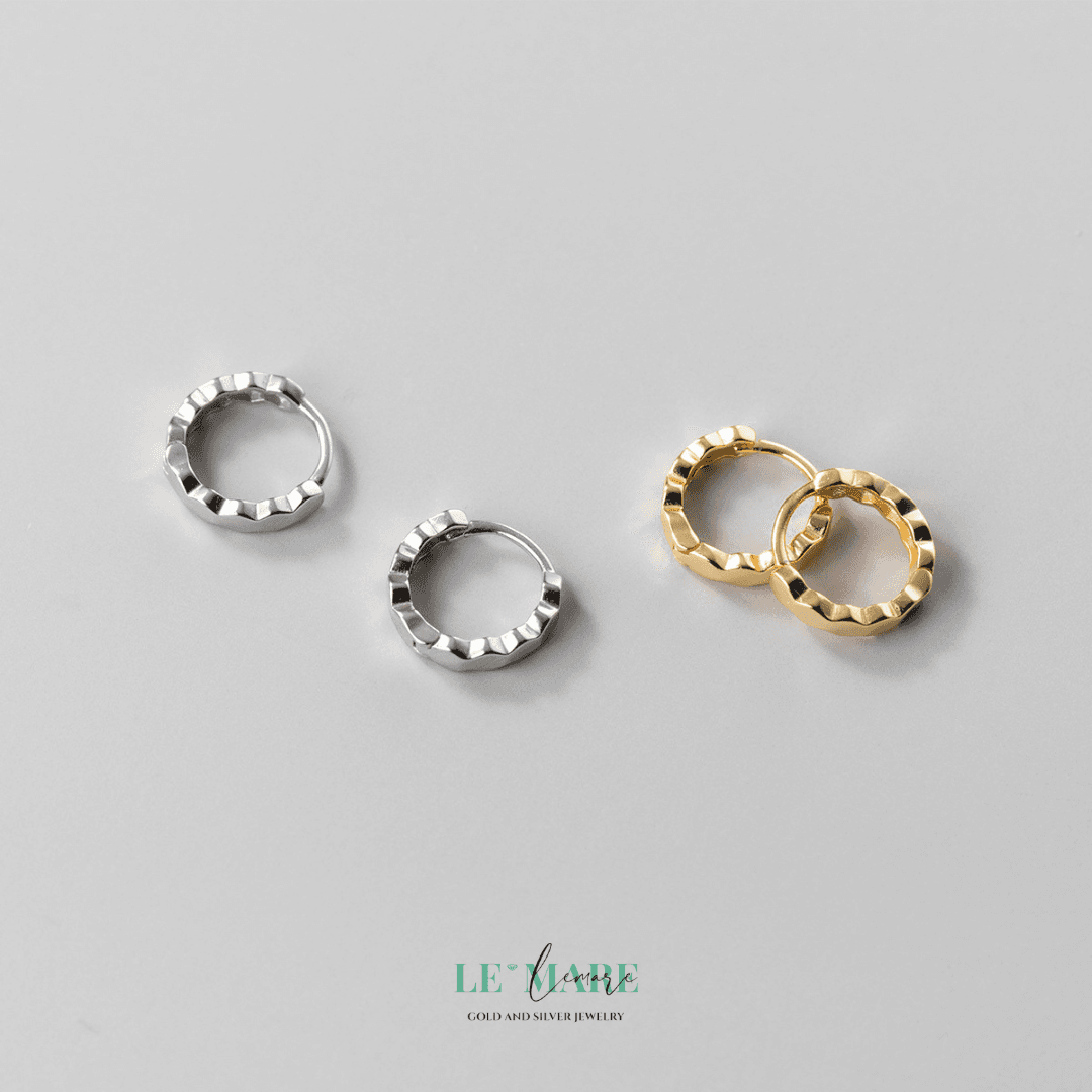 Khuyên tai bạc Le'Mare Jewelry M00627 Le'mare Jewelry LMJ