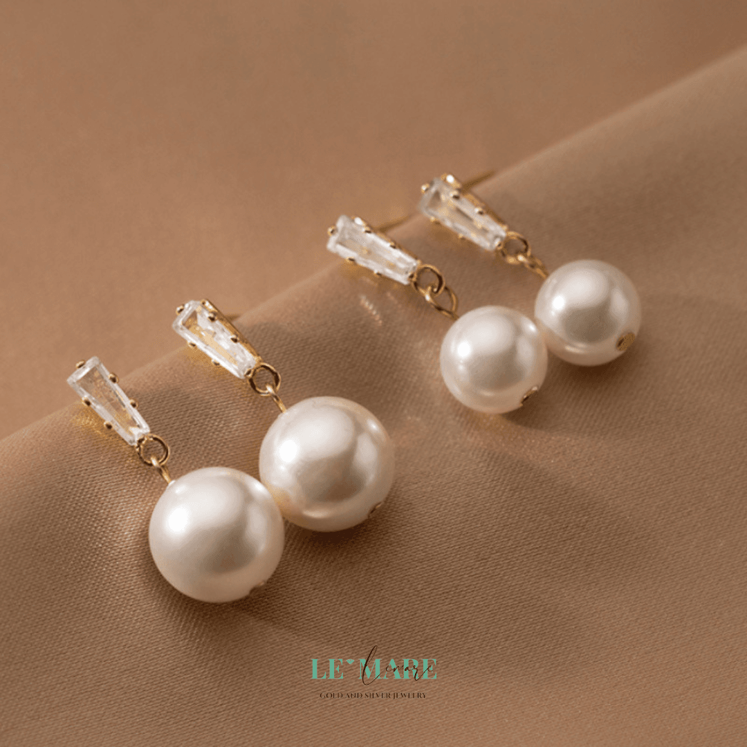Khuyên tai bạc Le'Mare Jewelry M02462 Le'mare Jewelry LMJ