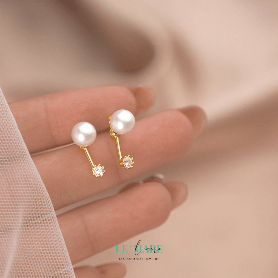 Khuyên tai bạc Le'Mare Jewelry G3061 Le'mare Jewelry LMJ