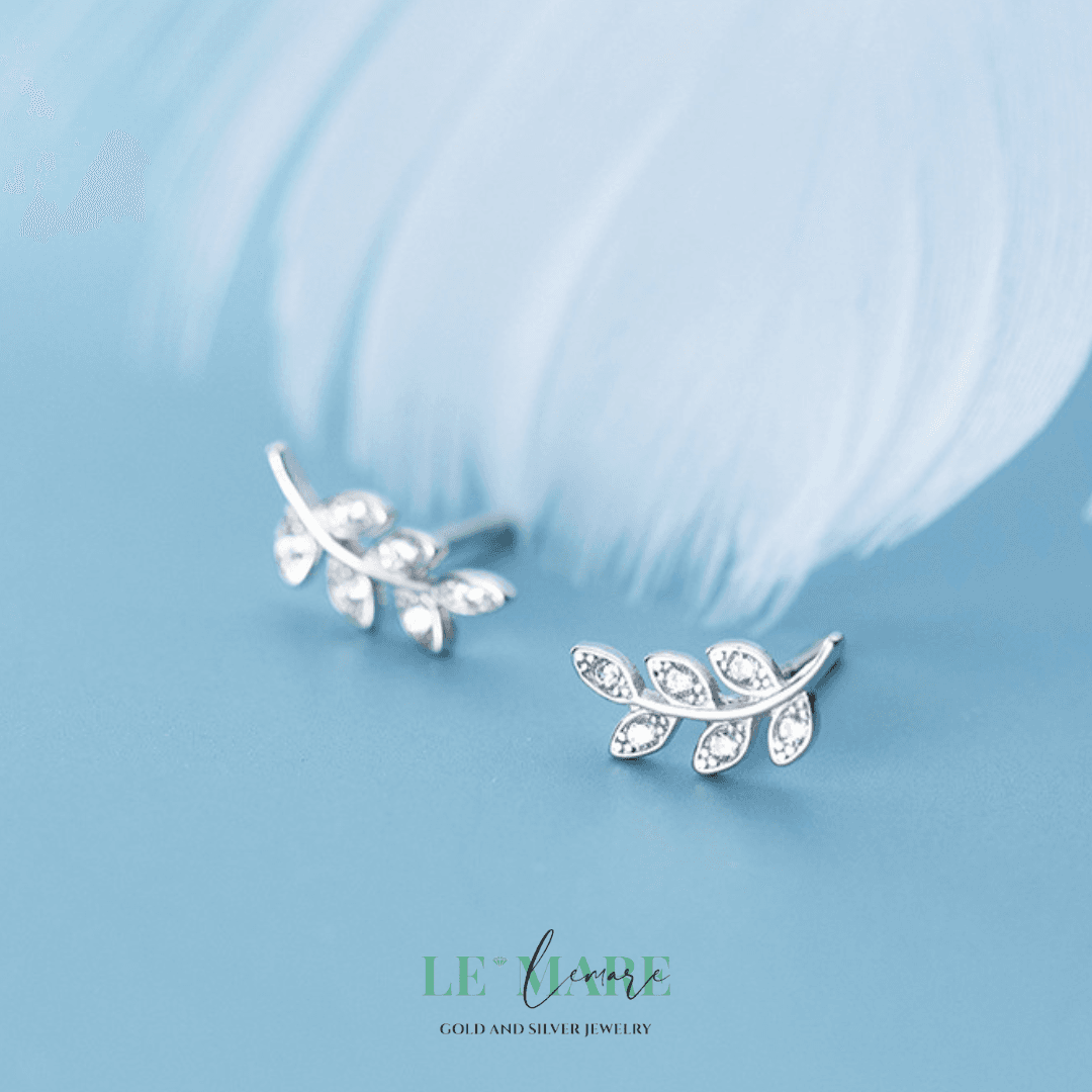 Khuyên tai bạc Le'Mare Jewelry G3433 Le'mare Jewelry LMJ