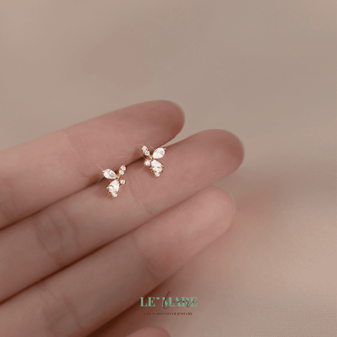 Khuyên tai bạc Le'Mare Jewelry M00506 Le'mare Jewelry LMJ