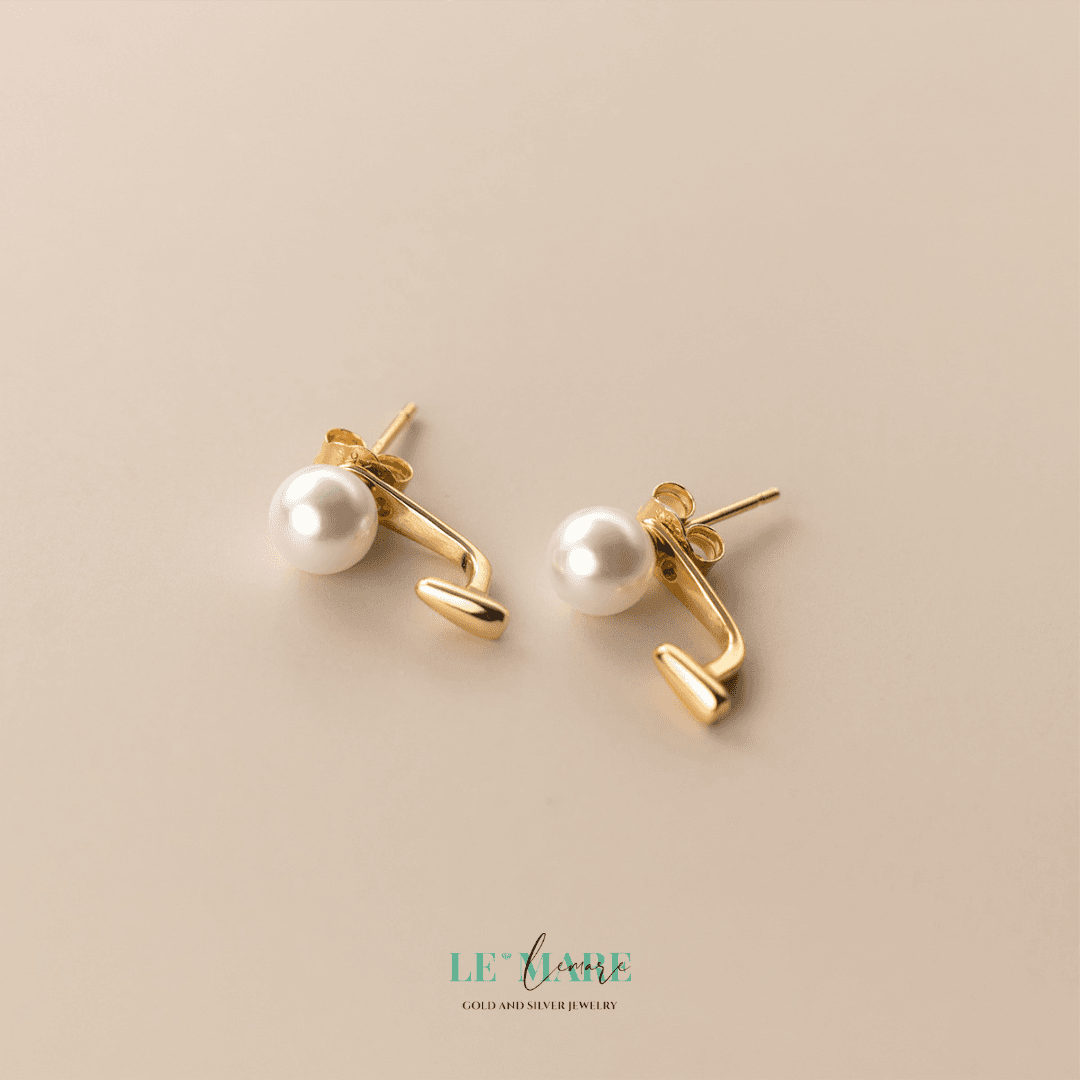 Khuyên tai bạc Le'Mare Jewelry M01343 Le'mare Jewelry LMJ