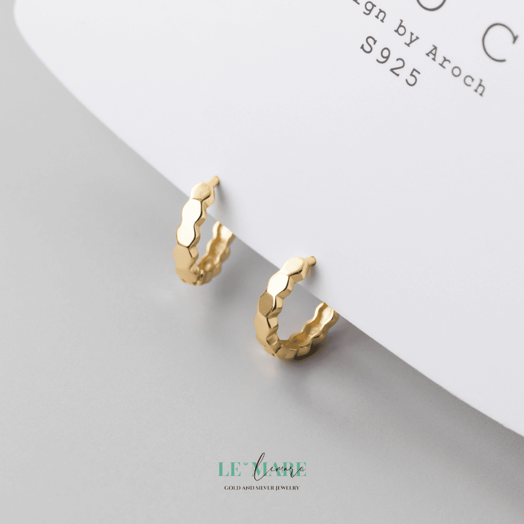 Khuyên tai bạc Le'Mare Jewelry M00627 Le'mare Jewelry LMJ