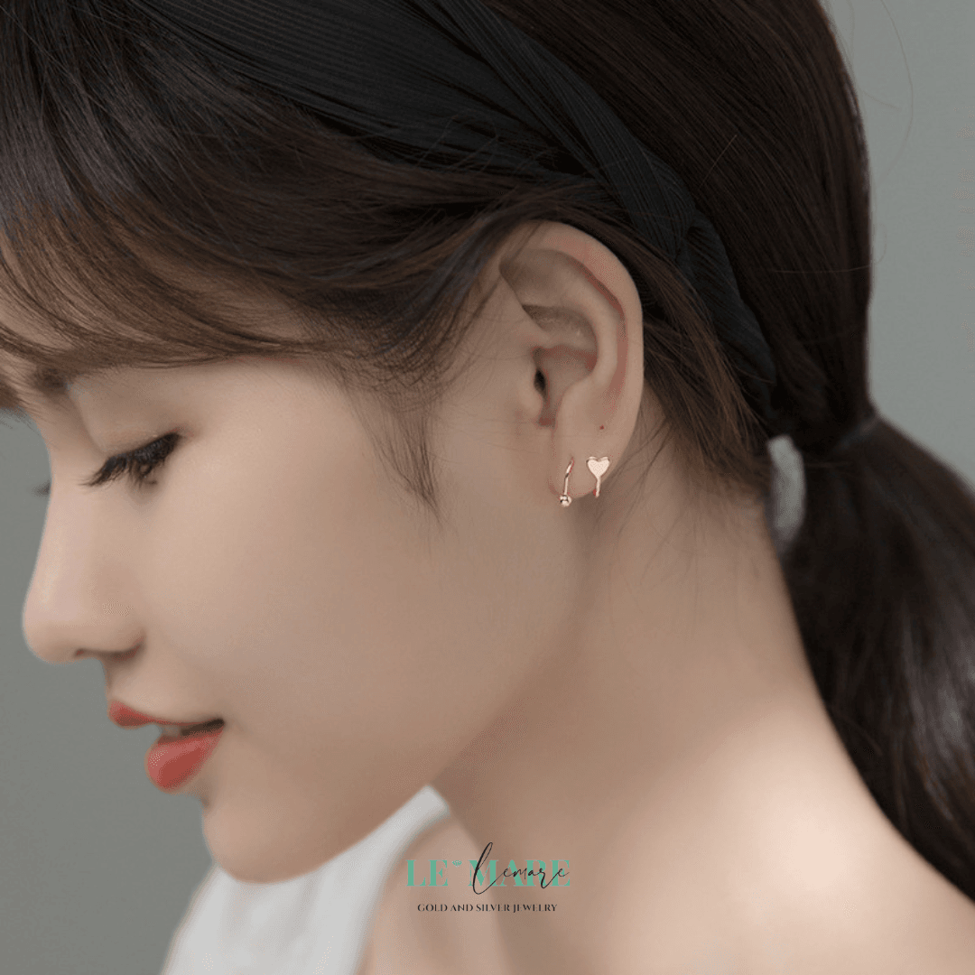 Khuyên tai bạc Le'Mare Jewelry G8899 Le'mare Jewelry LMJ