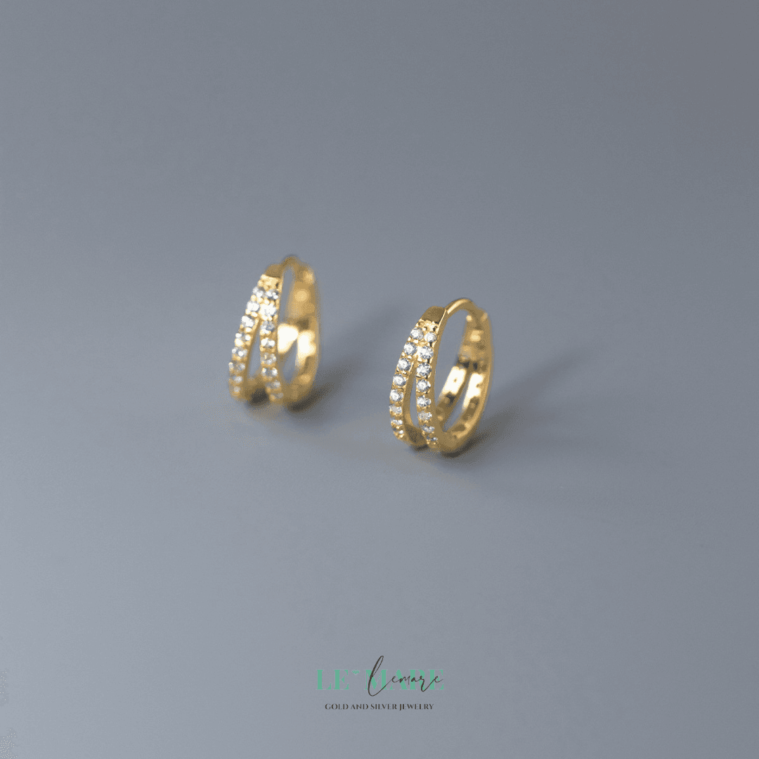 Khuyên tai bạc Le'Mare Jewelry M02243 Le'mare Jewelry LMJ
