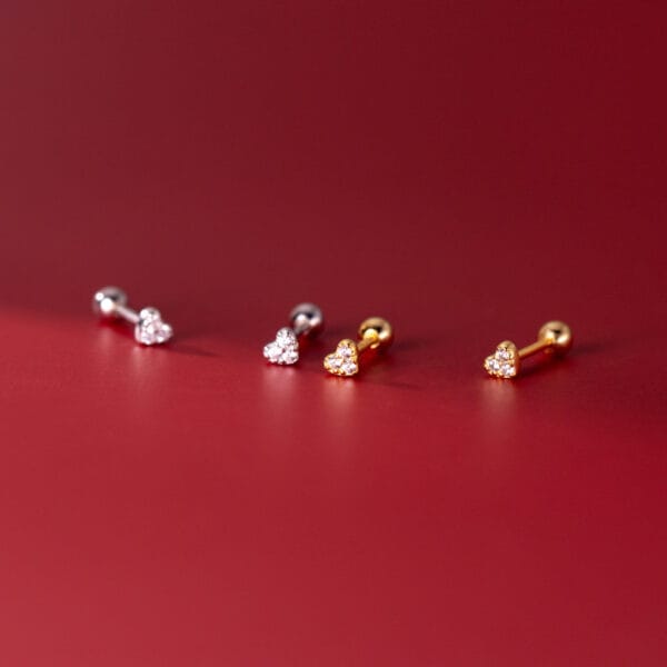 Khuyên tai bạc Le'Mare Jewelry M00081 - Ảnh 2