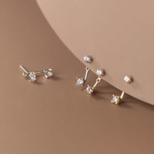 Khuyên tai bạc Le'Mare Jewelry M02729 Le'mare Jewelry LMJ
