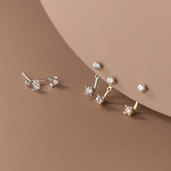 Khuyên tai bạc Le'Mare Jewelry M02729 - Ảnh 6