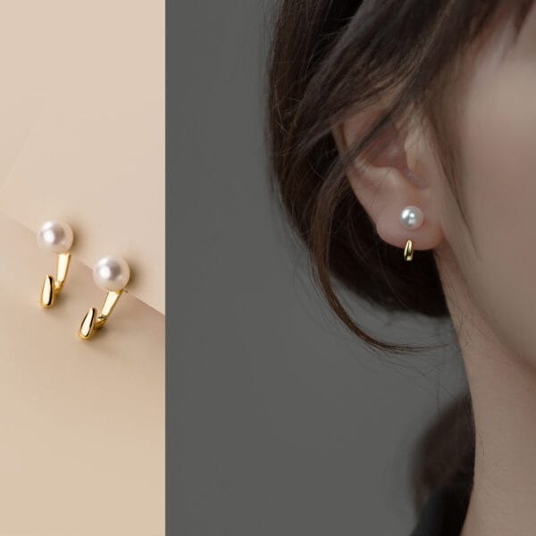Khuyên tai bạc Le'Mare Jewelry M01343 - Ảnh 5