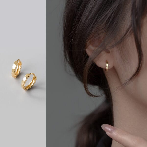 Khuyên tai bạc Le'Mare Jewelry M00627 - Ảnh 8