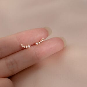 Khuyên tai bạc Le'Mare Jewelry G8535 Le'mare Jewelry LMJ