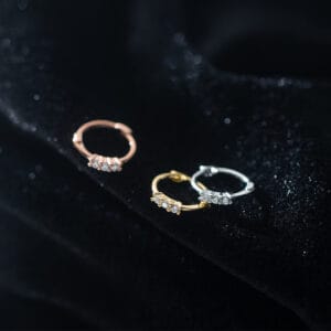 Khuyên tai bạc Le'Mare Jewelry G9046 Le'mare Jewelry LMJ