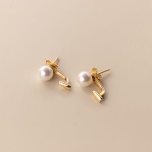 Khuyên tai bạc Le'Mare Jewelry M01343 Le'mare Jewelry LMJ