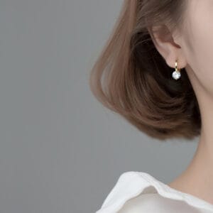 Khuyên tai bạc Le'Mare Jewelry G7190 Le'mare Jewelry LMJ
