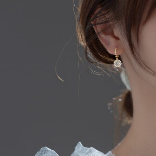 Khuyên tai bạc Le'Mare Jewelry LMJ M01849 - Ảnh 4