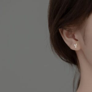 Khuyên tai bạc Le'Mare Jewelry M00506 Le'mare Jewelry LMJ