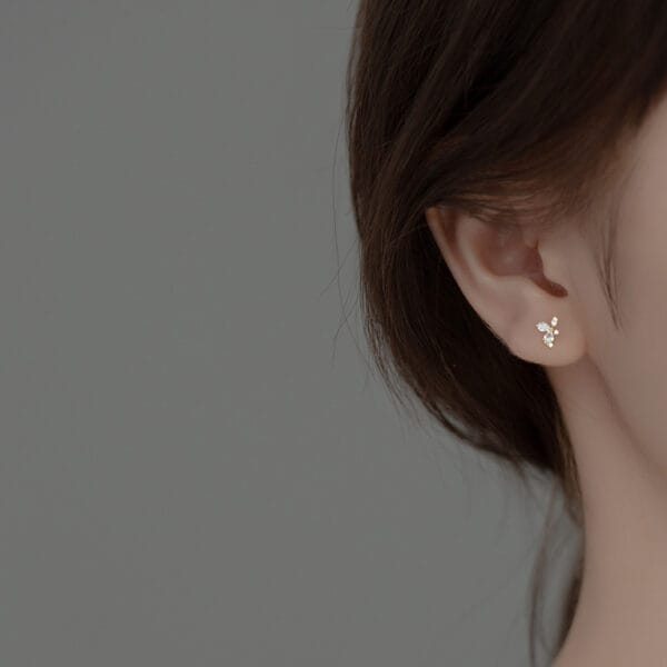Khuyên tai bạc Le'Mare Jewelry M00506 - Ảnh 4
