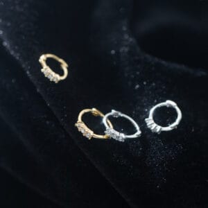 Khuyên tai bạc Le'Mare Jewelry G9046 Le'mare Jewelry LMJ