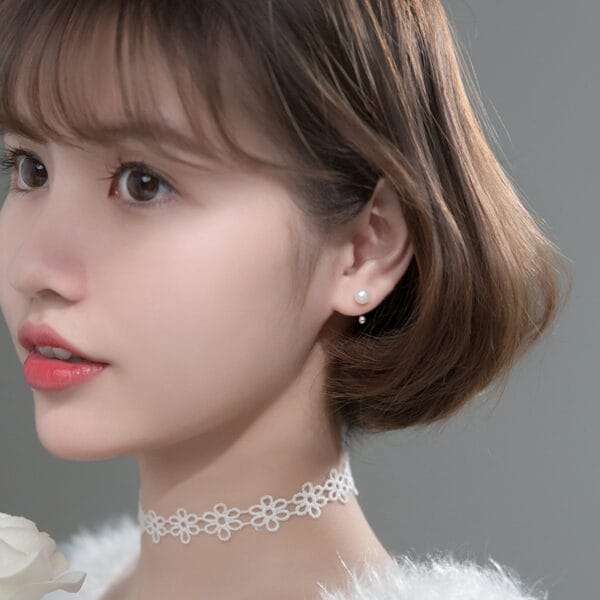 Khuyên tai bạc Le'Mare Jewelry G8347 - Ảnh 3