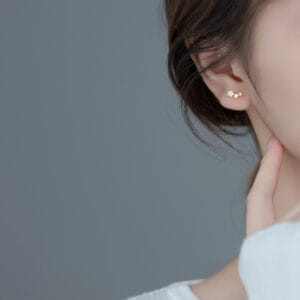 Khuyên tai bạc Le'Mare Jewelry G9436 Le'mare Jewelry LMJ