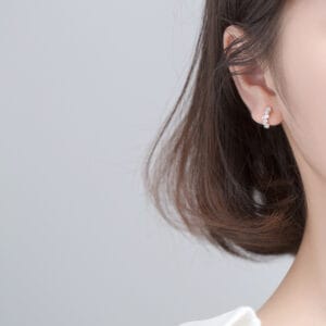 Khuyên tai bạc Le'Mare Jewelry G5419 Le'mare Jewelry LMJ