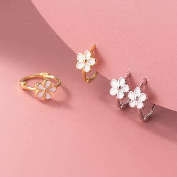 Khuyên tai bạc Le'Mare Jewelry M03547 - Ảnh 4