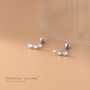 Khuyên tai bạc Le'Mare Jewelry G9405 Le'mare Jewelry LMJ