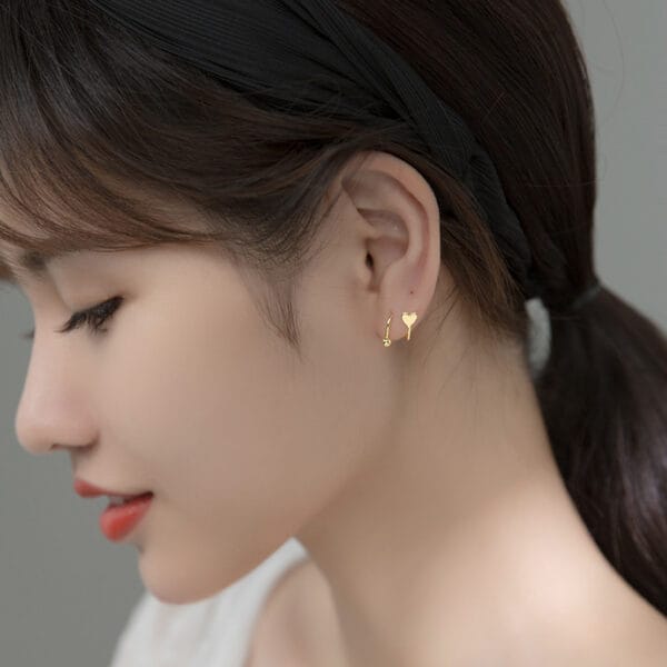 Khuyên tai bạc Le'Mare Jewelry G8899 - Ảnh 4