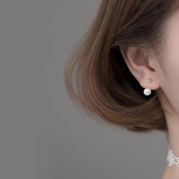Khuyên tai bạc Le'Mare Jewelry G8347 - Ảnh 2