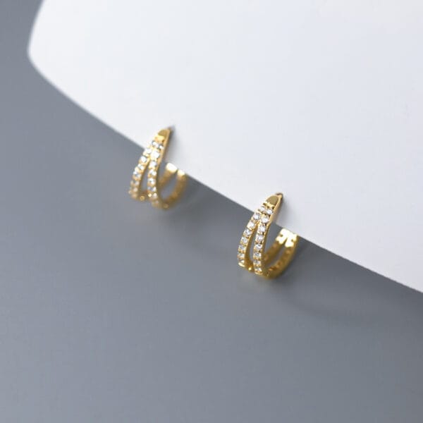 Khuyên tai bạc Le'Mare Jewelry M02243 - Ảnh 4
