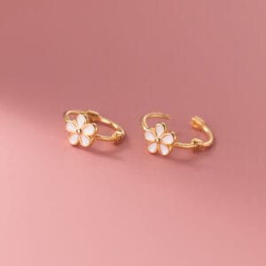Khuyên tai bạc Le'Mare Jewelry M03547 Le'mare Jewelry LMJ