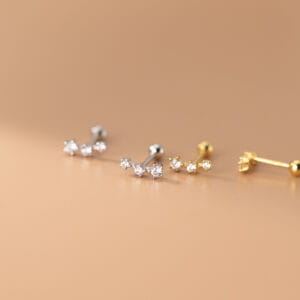 Khuyên tai bạc Le'Mare Jewelry G9405 Le'mare Jewelry LMJ