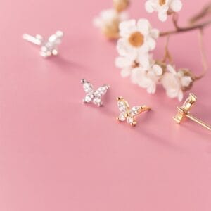 Khuyên tai bạc Le'Mare Jewelry G6460 Le'mare Jewelry LMJ