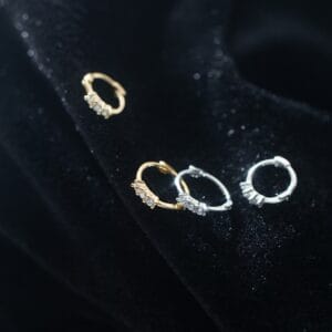 Khuyên tai bạc Le'Mare Jewelry G9046 Le'mare Jewelry LMJ