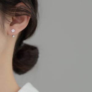 Khuyên tai bạc Le'Mare Jewelry M04062 Le'mare Jewelry LMJ