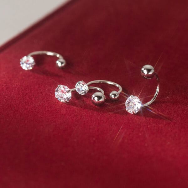Khuyên tai bạc Le'Mare Jewelry M04062 - Ảnh 3