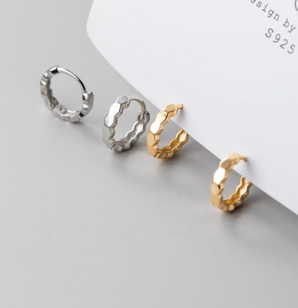 Khuyên tai bạc Le'Mare Jewelry M00627 - Ảnh 4