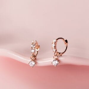 Khuyên tai bạc Le'Mare Jewelry G0733 Le'mare Jewelry LMJ