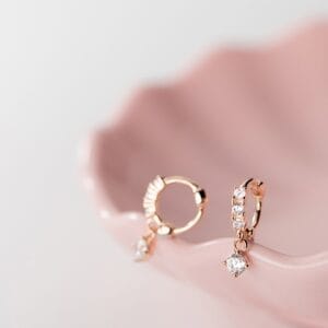 Khuyên tai bạc Le'Mare Jewelry G0733 Le'mare Jewelry LMJ