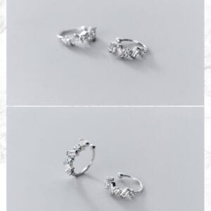 Khuyên tai bạc Le'Mare Jewelry G5419 Le'mare Jewelry LMJ
