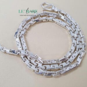 Dây chuyền bạc nam sợi móc LM0012 Le'Mare Jewelry – Gợi ý món quà độc đáo và ý nghĩa dành tặng nam giới trong các dịp sinh nhật, ngày kỷ niệm, lễ tết, giáng sinh - năm mới.... Le'mare Jewelry LMJ