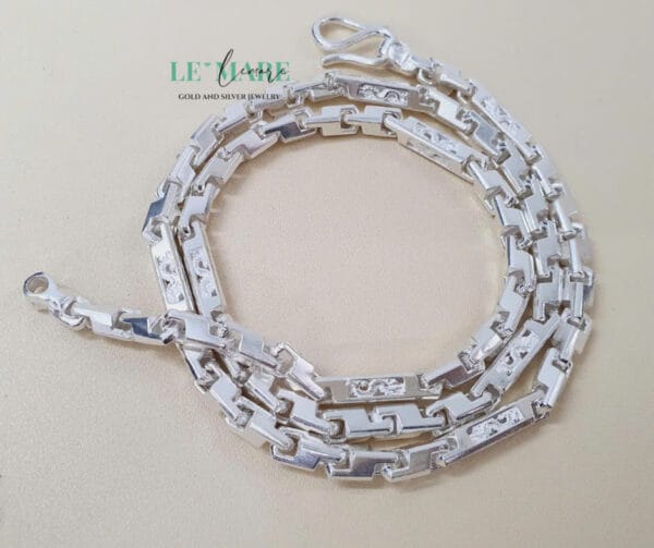 Dây chuyền bạc nam sợi móc LM0012 Le'Mare Jewelry – Gợi ý món quà độc đáo và ý nghĩa dành tặng nam giới trong các dịp sinh nhật, ngày kỷ niệm, lễ tết, giáng sinh - năm mới.... - Ảnh 4