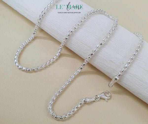 Dây chuyền bạc nam xích hộp LM007 Le'Mare Jewelry – Gợi ý món quà độc đáo và ý nghĩa dành tặng nam giới trong các dịp sinh nhật, ngày kỷ niệm, lễ tết, giáng sinh - năm mới.... - Ảnh 2