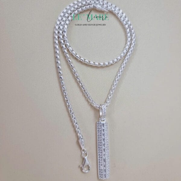 Dây chuyền bạc nam xích hộp LM007 Le'Mare Jewelry – Gợi ý món quà độc đáo và ý nghĩa dành tặng nam giới trong các dịp sinh nhật, ngày kỷ niệm, lễ tết, giáng sinh - năm mới.... - Ảnh 3
